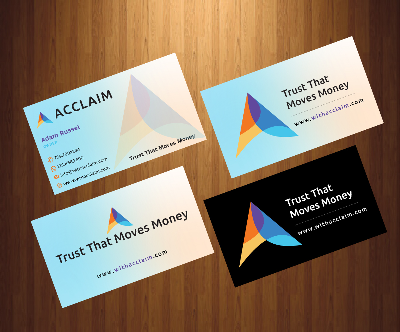 Diseño de Tarjeta de Presentación por HarmiDesigning para Acclaim | Diseño #36727607