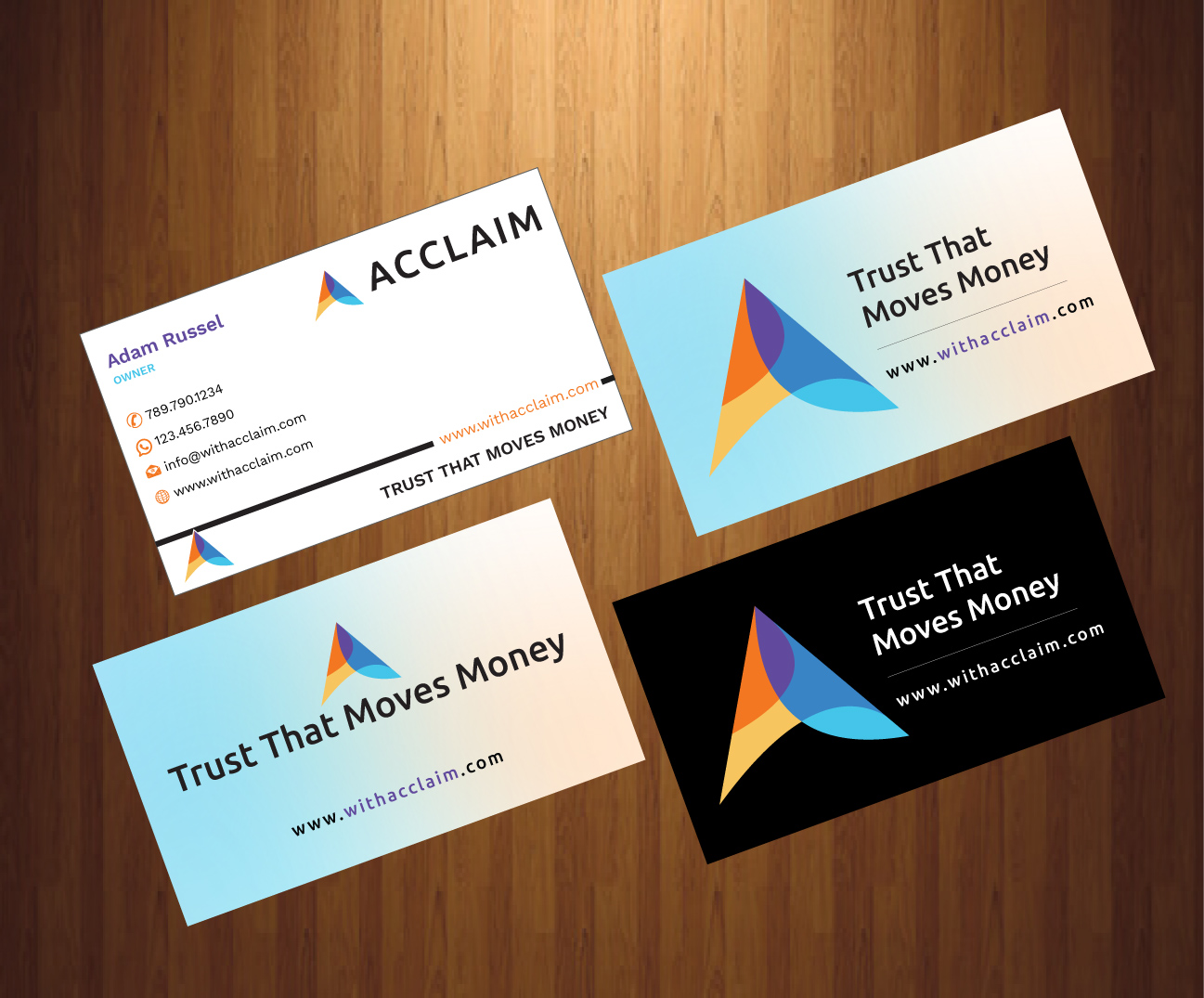 Diseño de Tarjeta de Presentación por HarmiDesigning para Acclaim | Diseño #36727609