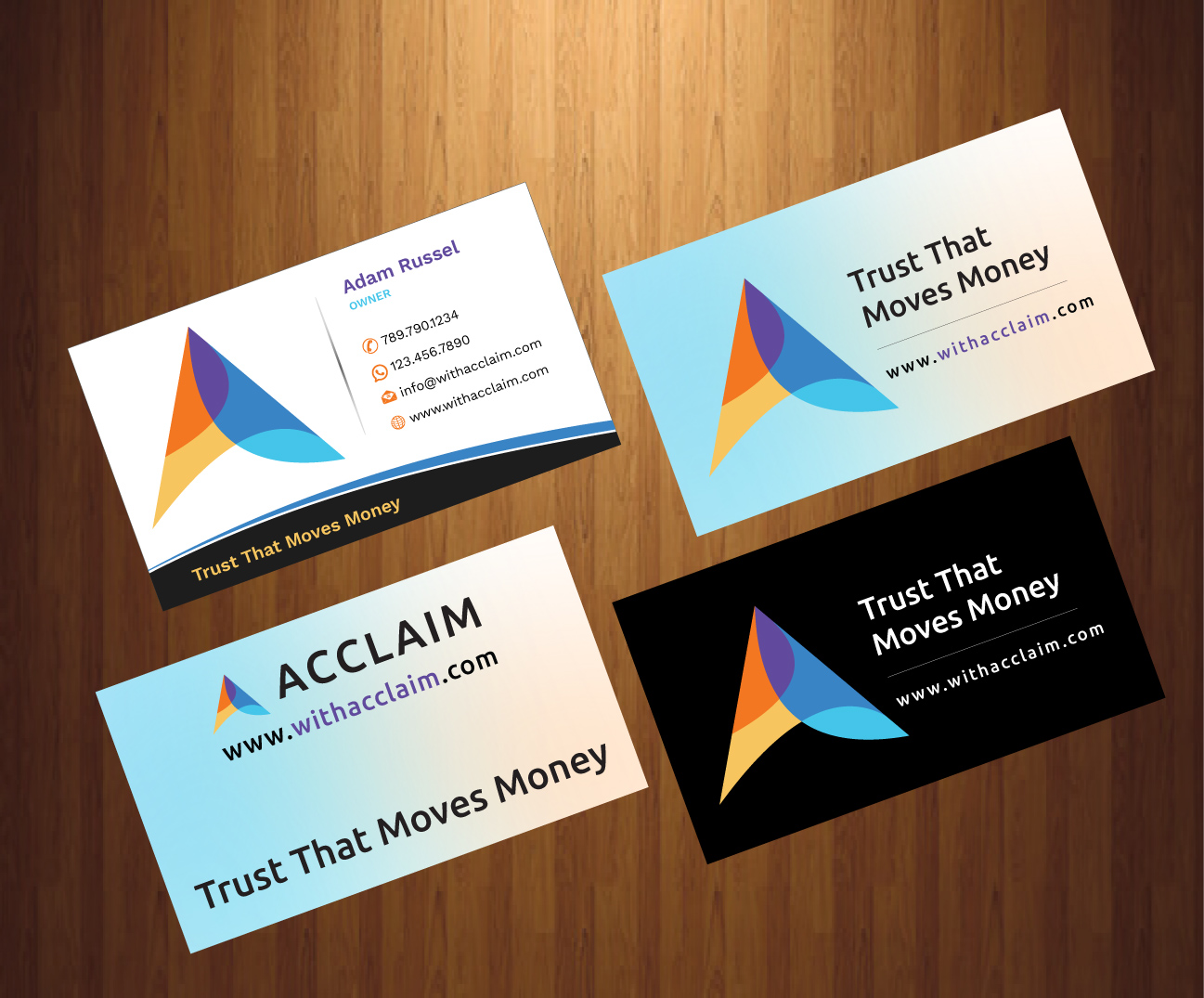 Diseño de Tarjeta de Presentación por HarmiDesigning para Acclaim | Diseño #36727610