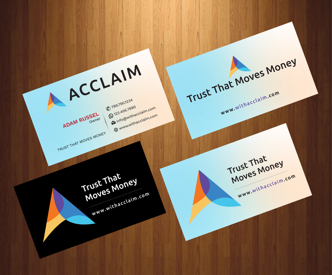 Visitenkarten-Design von HarmiDesigning für Acclaim | Design #36727617