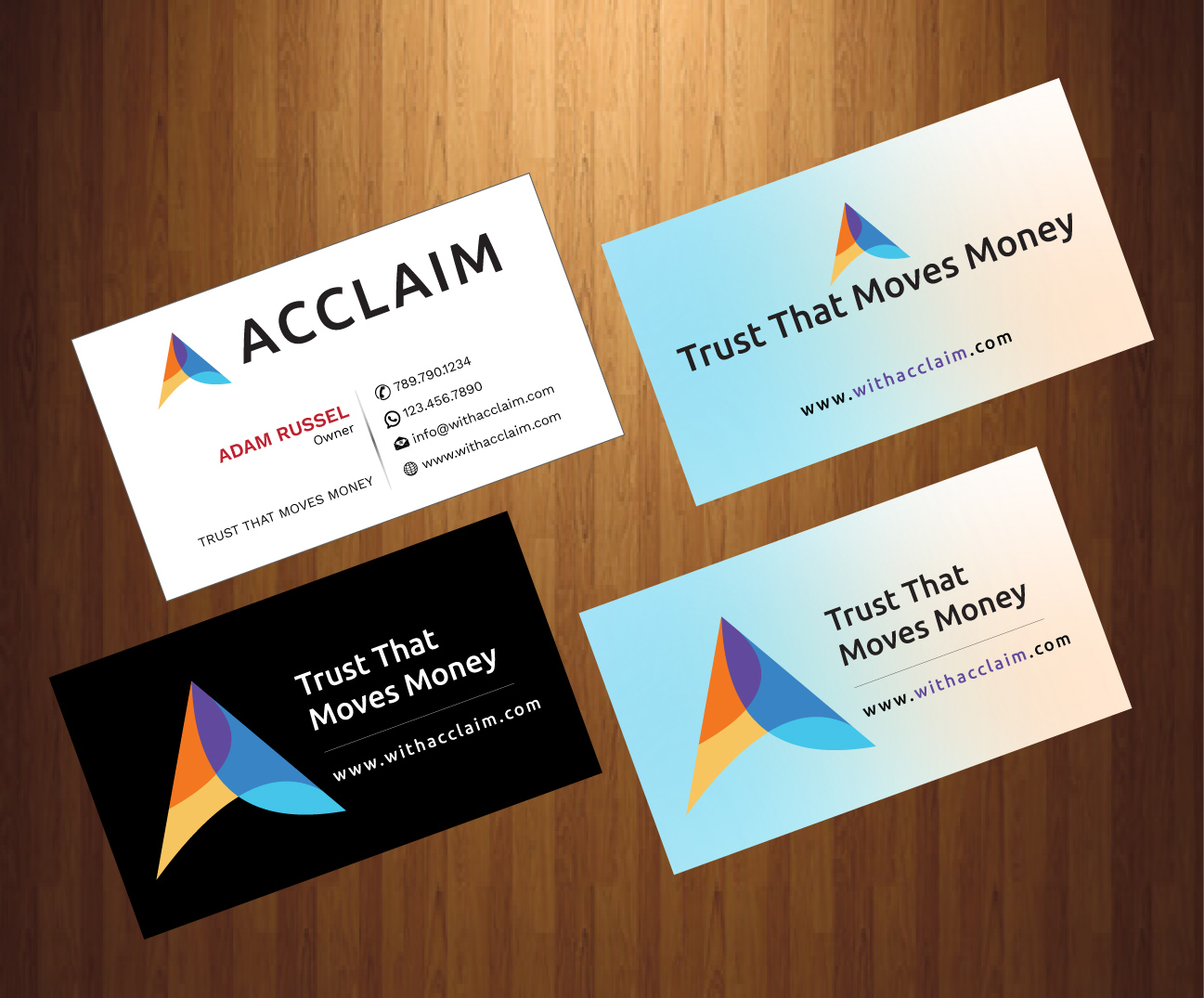 Diseño de Tarjeta de Presentación por HarmiDesigning para Acclaim | Diseño #36727618