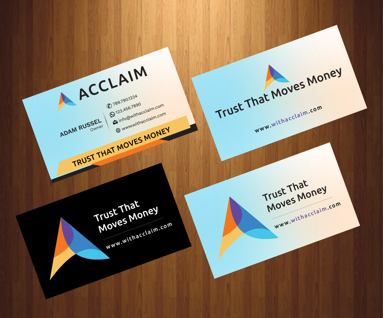 Visitenkarten-Design von HarmiDesigning für Acclaim | Design #36727916