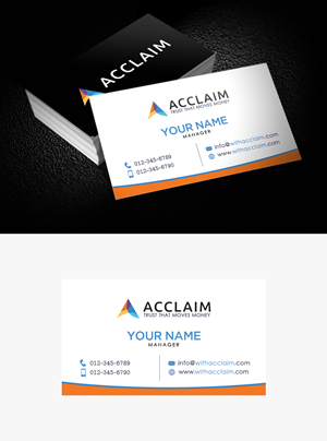 Visitenkarten-Design von James S. für Acclaim | Design: #36725160