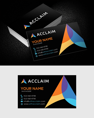 Visitenkarten-Design von James S. für Acclaim | Design: #36728516