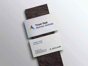 Visitenkarten-Design von HYPdesign für Acclaim | Design: #36730481