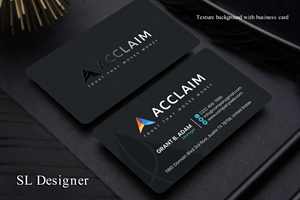 Visitenkarten-Design von SL Designer für Acclaim | Design: #36734673