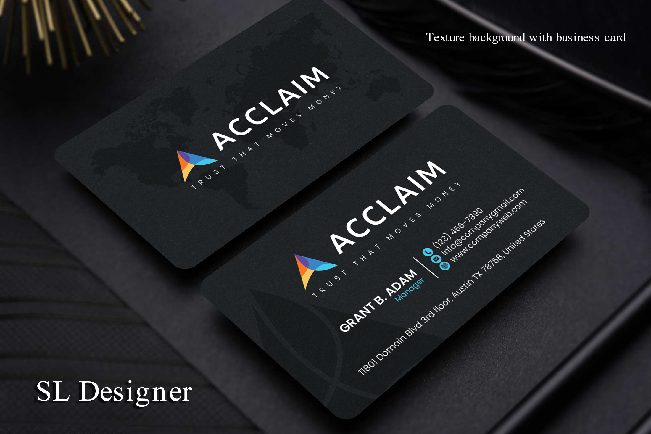 Diseño de Tarjeta de Presentación por SL Designer para Acclaim | Diseño #36734675