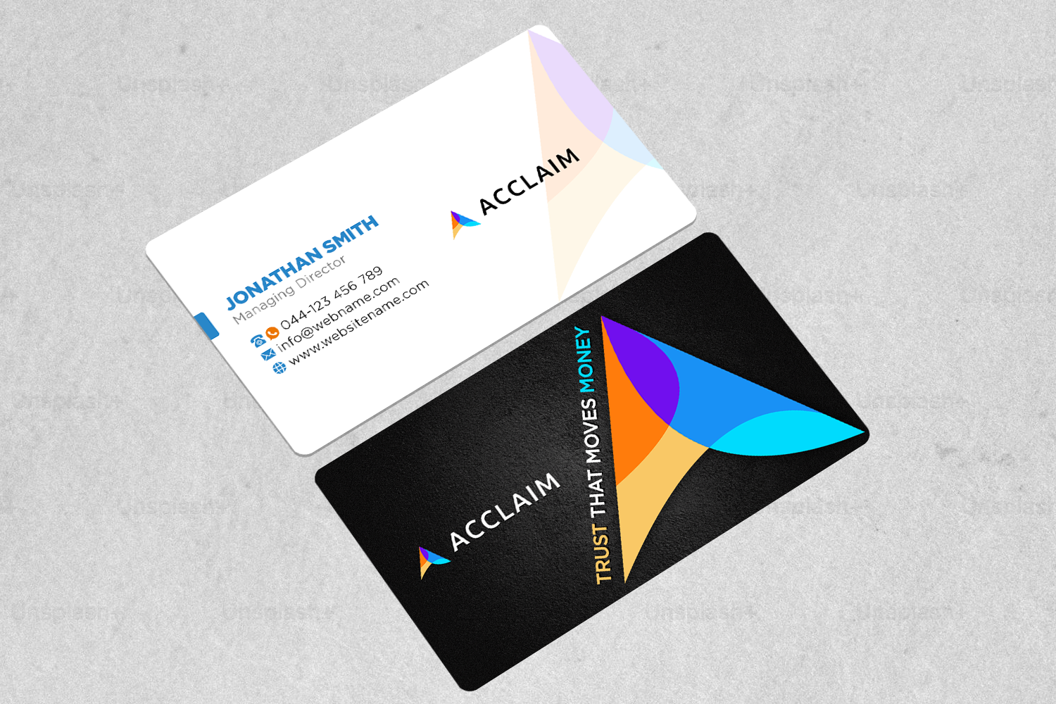 Design de Carte de Visite par rainbowmagic2017 pour Acclaim | Design #36726653