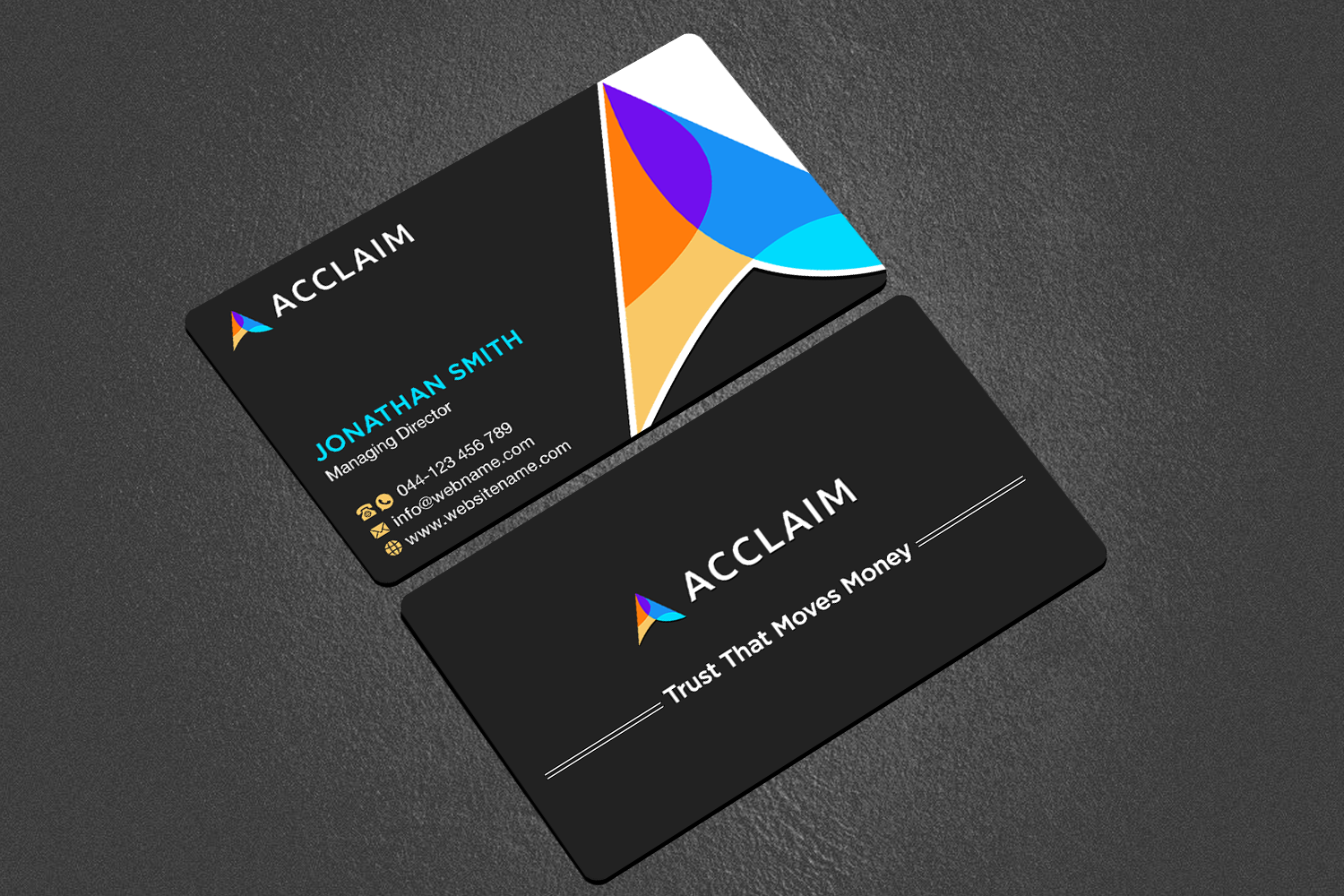 Design de Carte de Visite par rainbowmagic2017 pour Acclaim | Design #36729357