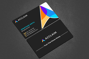 Visitenkarten-Design von rainbowmagic2017 für Acclaim | Design: #36729357