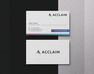 Visitenkarten-Design von creativziner für Acclaim | Design: #36734141