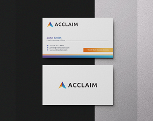 Visitenkarten-Design von creativziner für Acclaim | Design: #36734155
