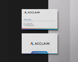 Visitenkarten-Design von creativziner für Acclaim | Design: #36734161