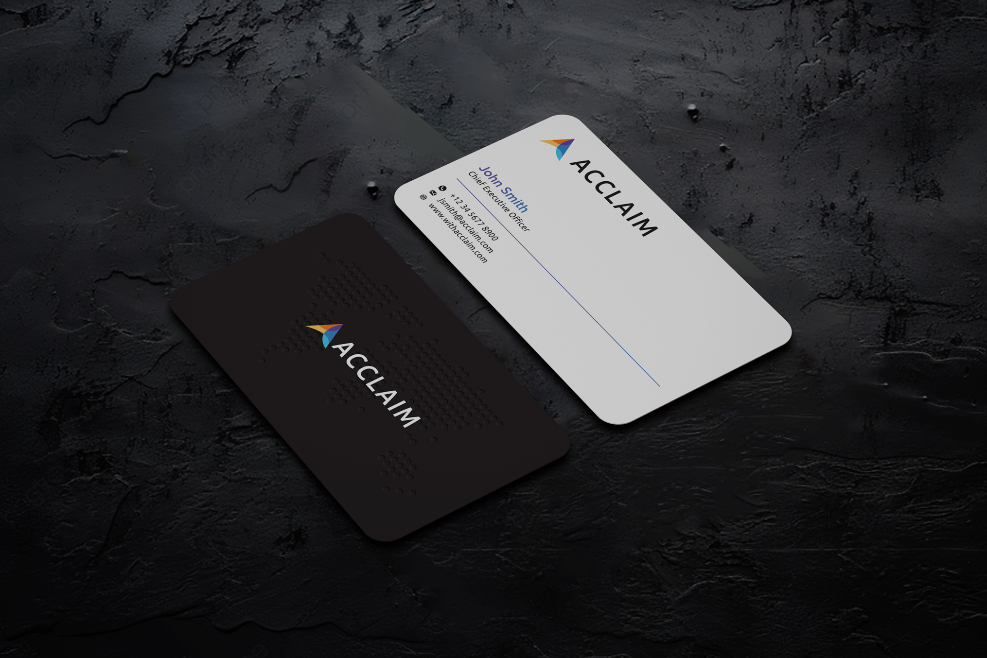 Visitenkarten-Design von creativziner für Acclaim | Design #36736379