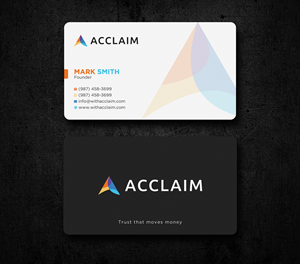 Design de Carte de Visite par Uttom 2 pour Acclaim | Design : #36726702