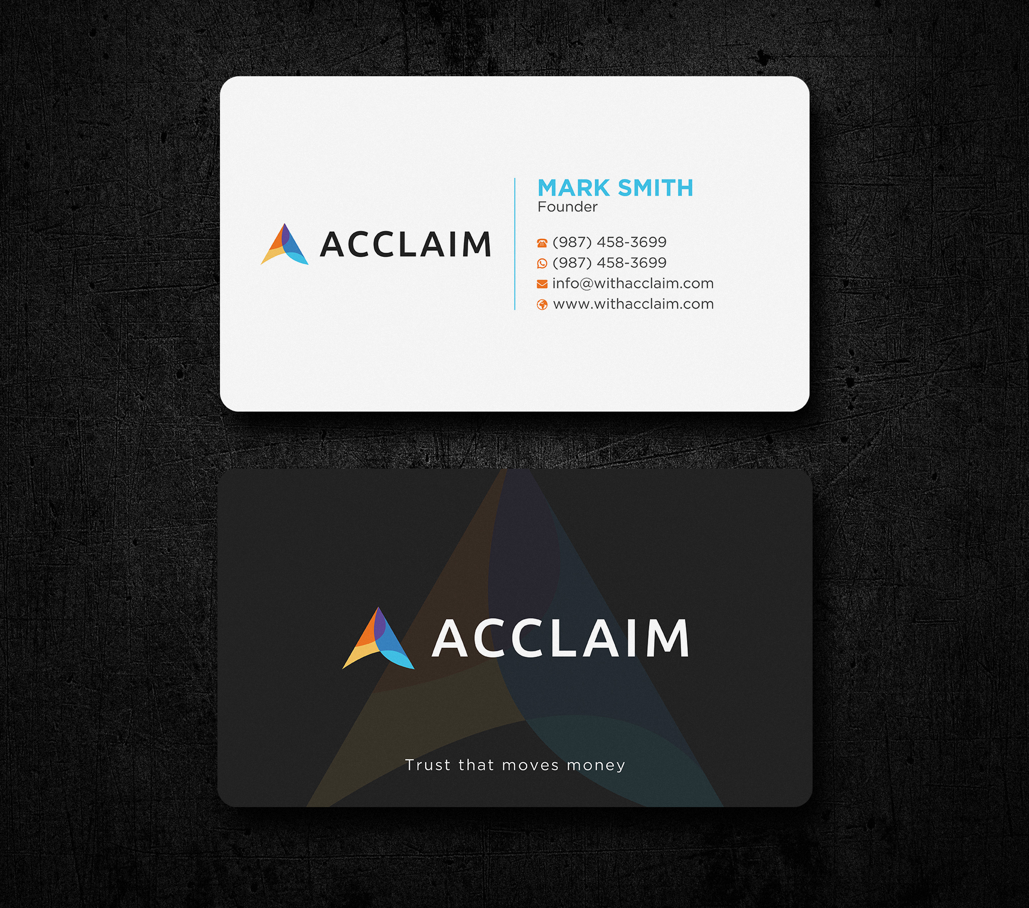 Design de Carte de Visite par Uttom 2 pour Acclaim | Design #36726703