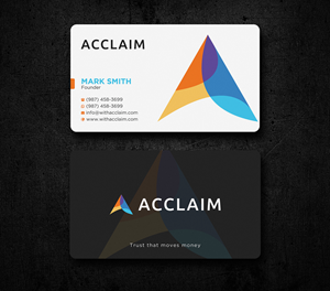 Design de Carte de Visite par Uttom 2 pour Acclaim | Design : #36726706