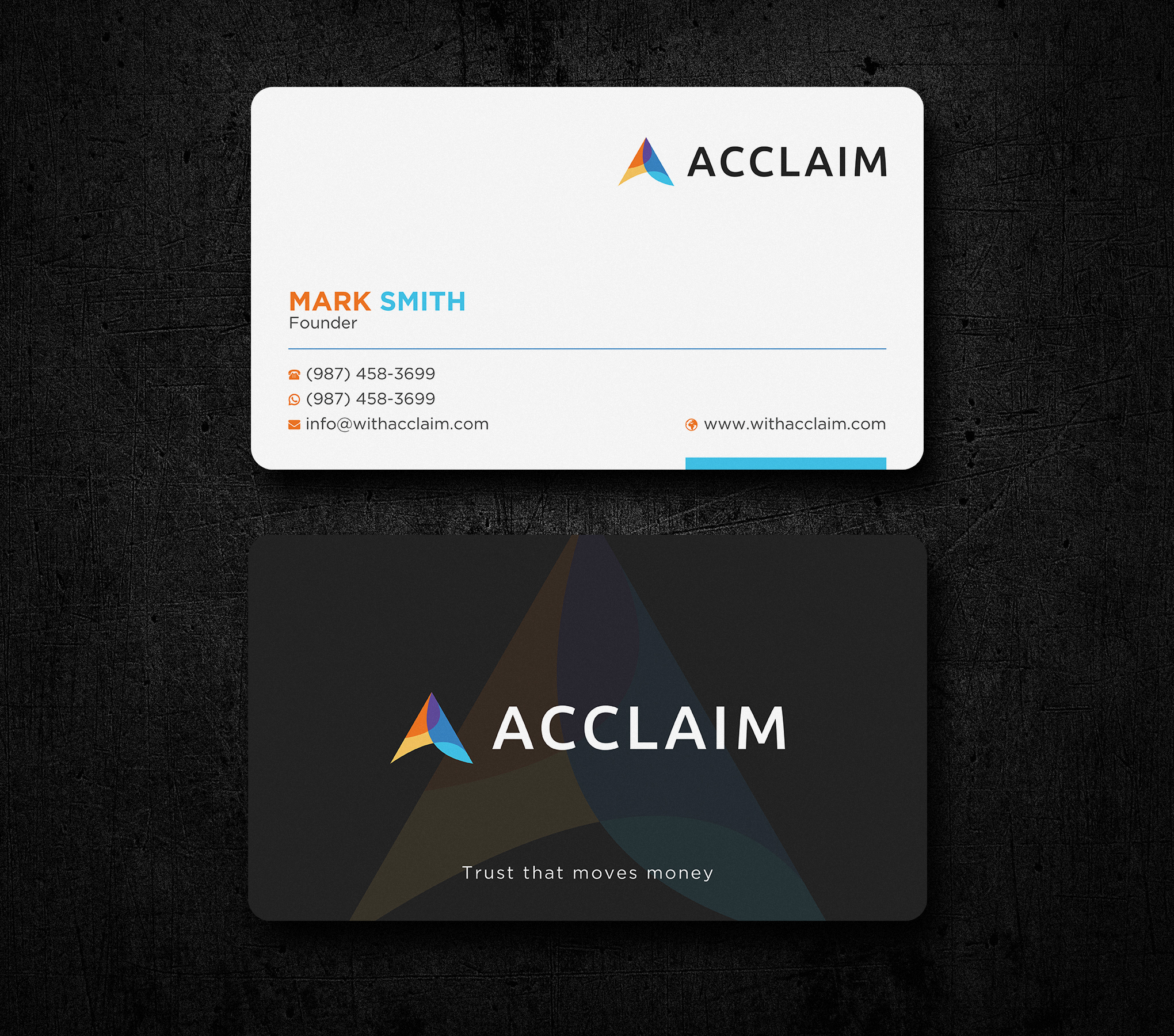 Design de Carte de Visite par Uttom 2 pour Acclaim | Design #36726709