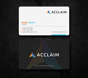 Design de Carte de Visite par Uttom 2 pour Acclaim | Design : #36726709
