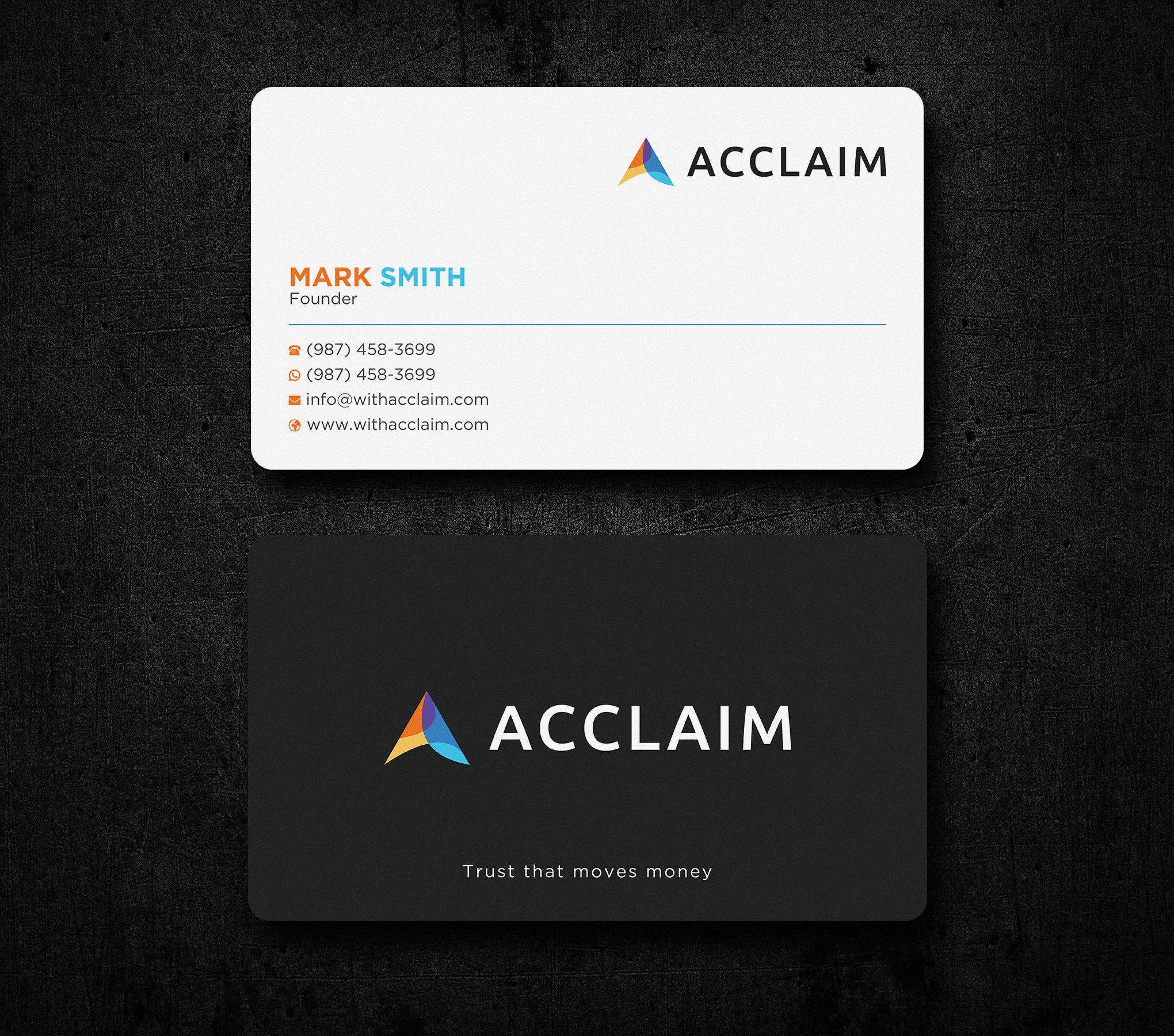 Design de Carte de Visite par Uttom 2 pour Acclaim | Design #36726712