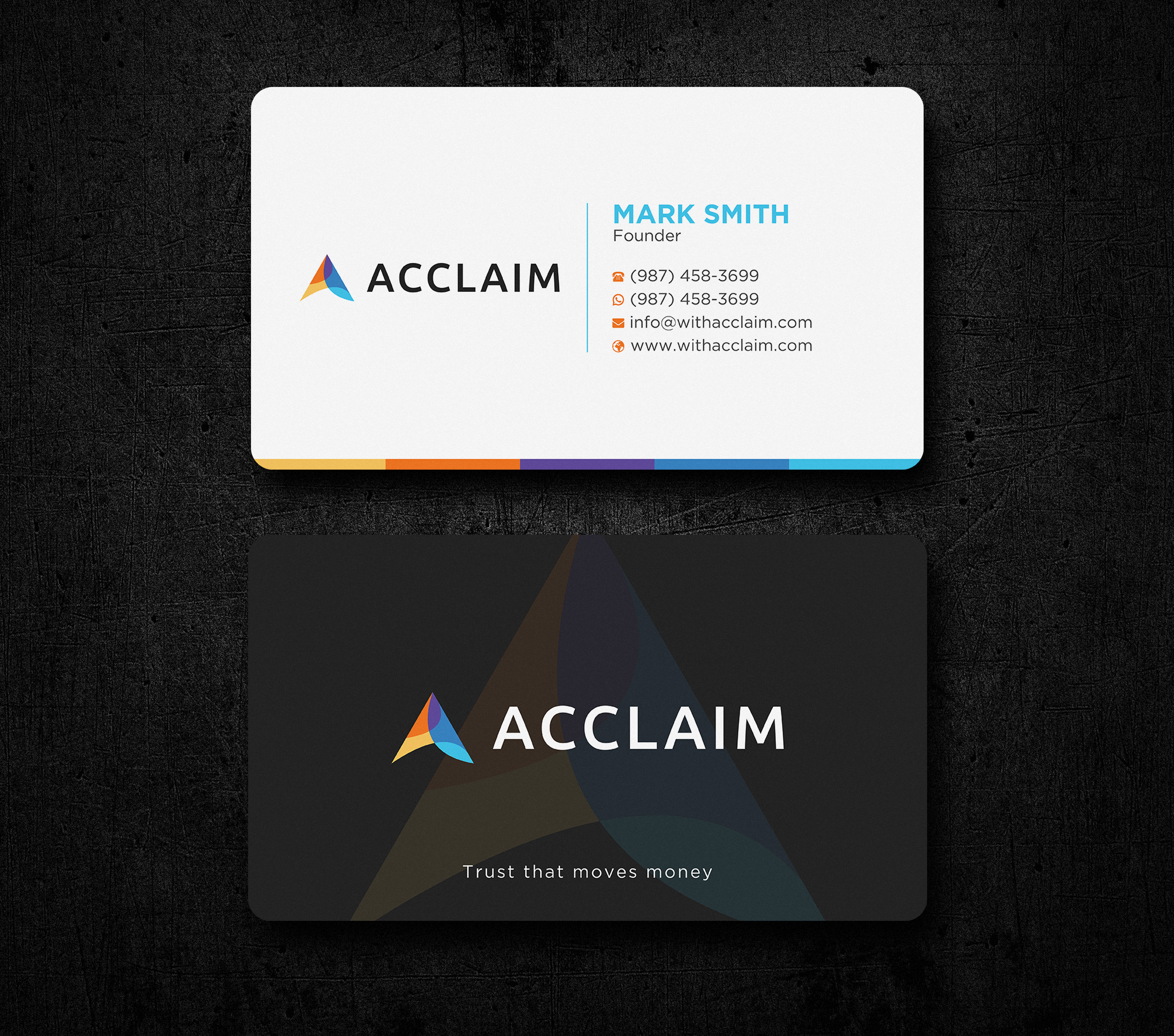 Design de Carte de Visite par Uttom 2 pour Acclaim | Design #36727896