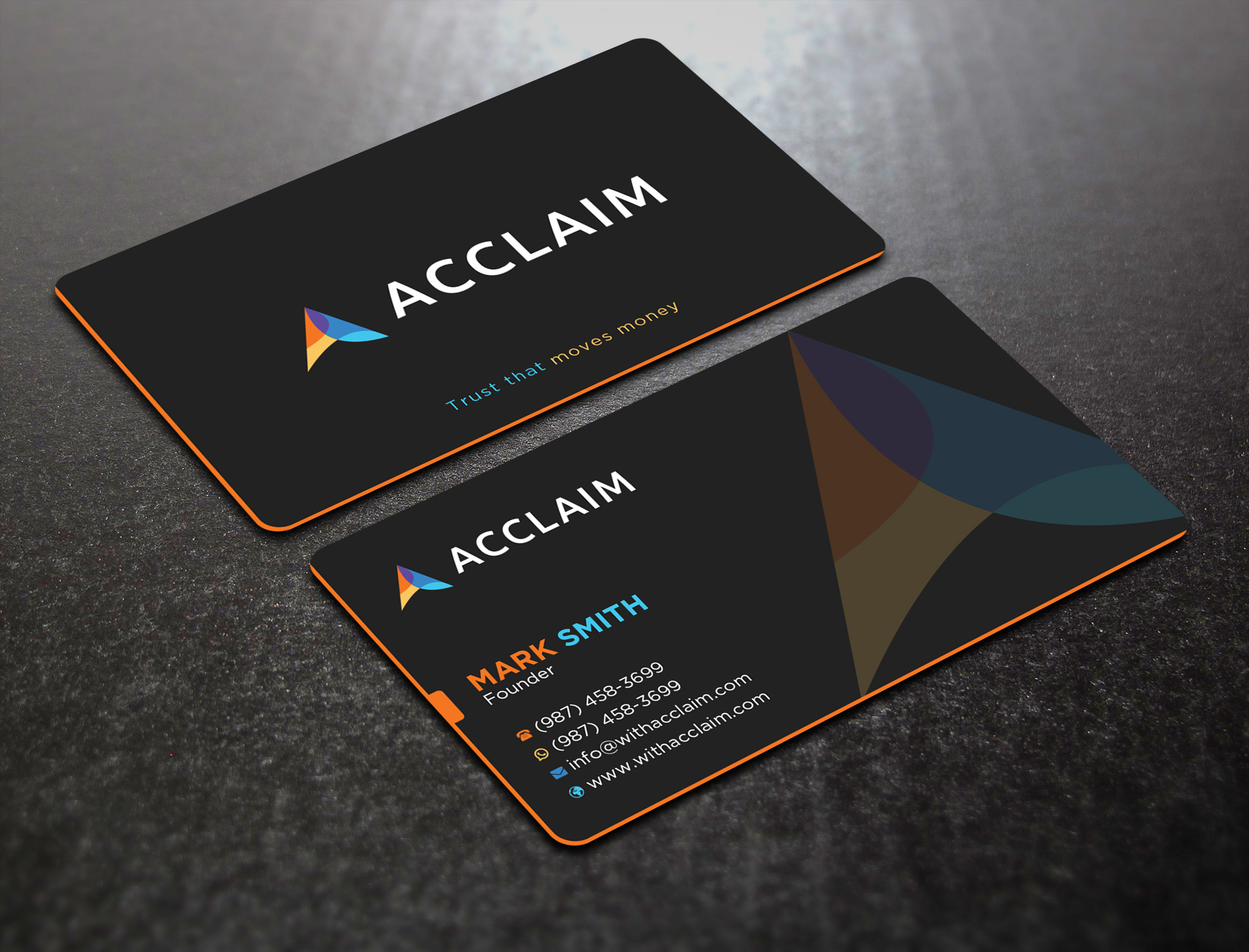 Business Card Design by Uttom 2 for Acclaim | Design #36729161
