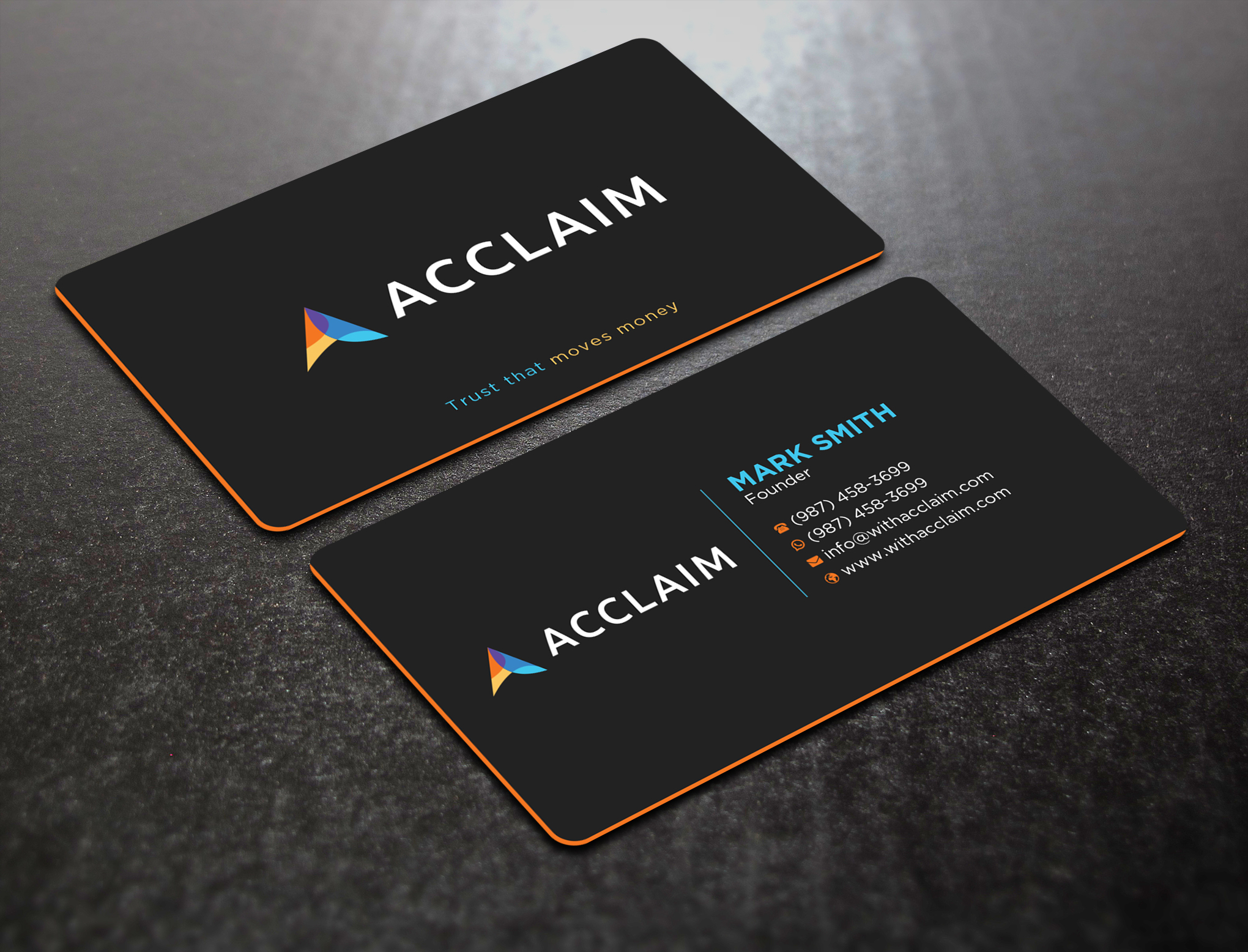 Diseño de Tarjeta de Presentación por Uttom 2 para Acclaim | Diseño #36729163