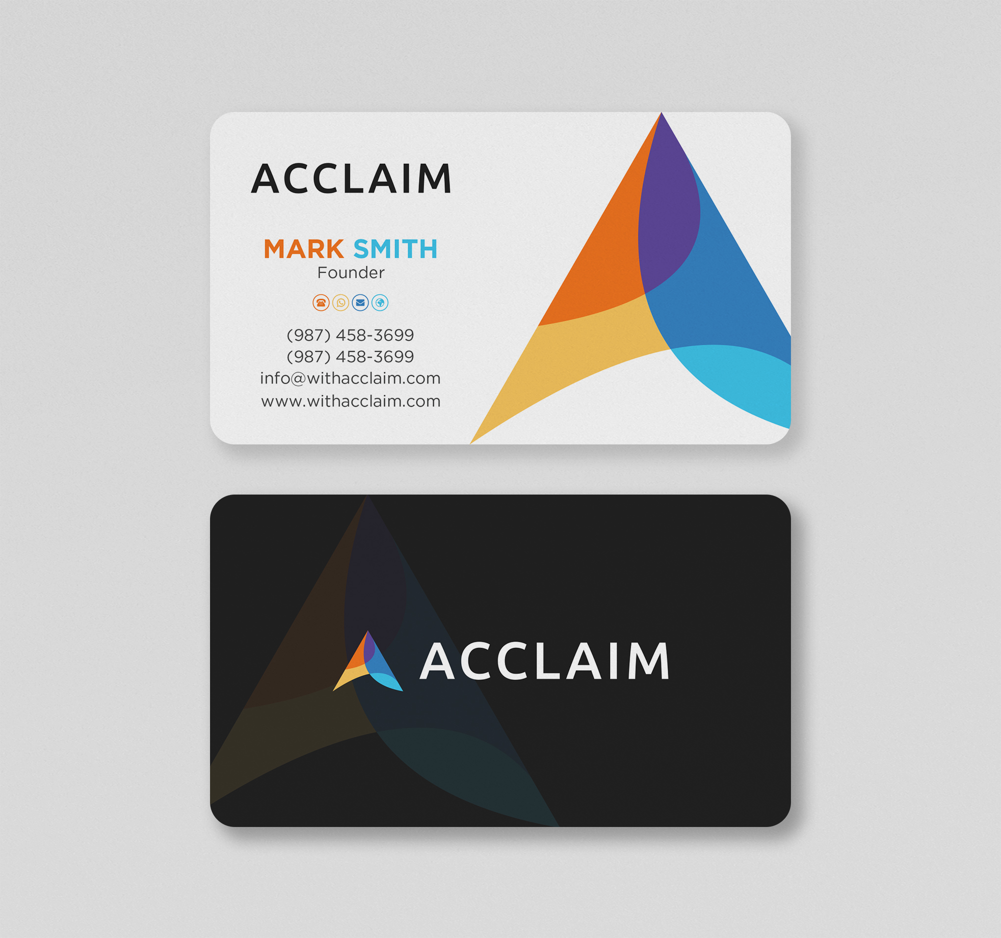 Design de Carte de Visite par Uttom 2 pour Acclaim | Design #36729578