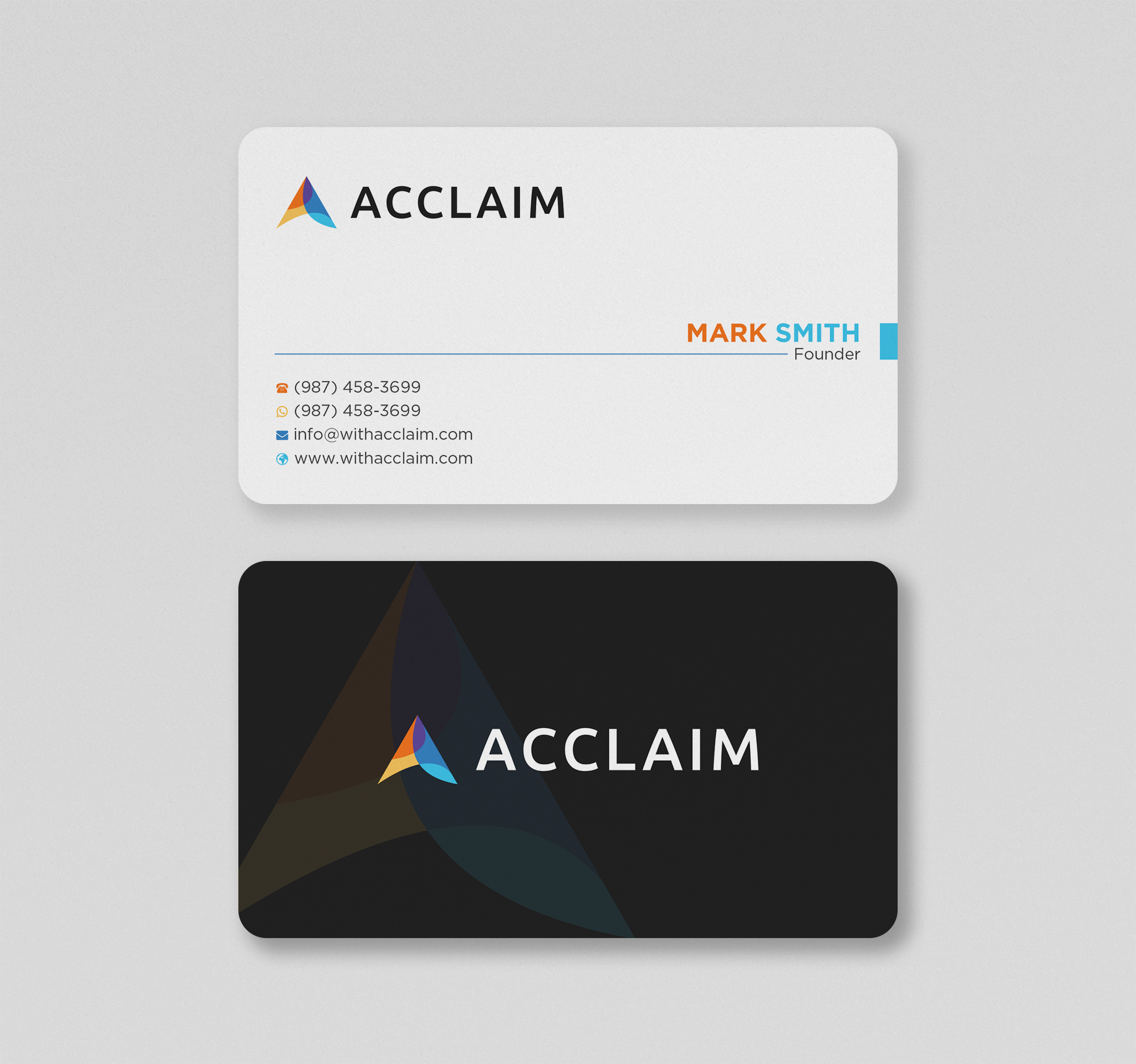 Design de Carte de Visite par Uttom 2 pour Acclaim | Design #36729579