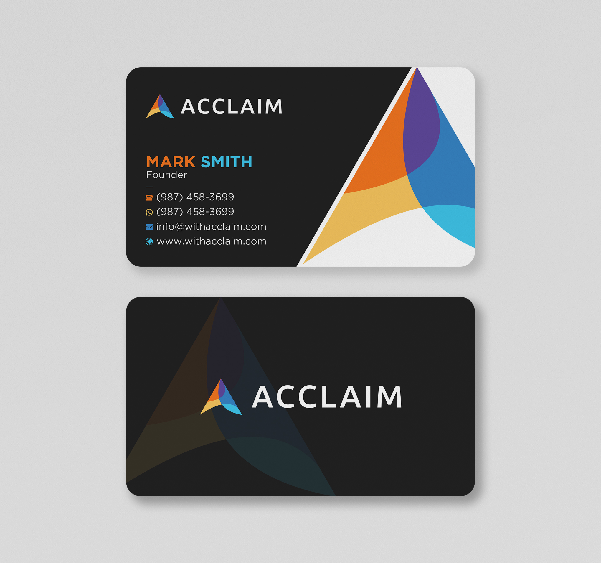 Design de Carte de Visite par Uttom 2 pour Acclaim | Design #36729587