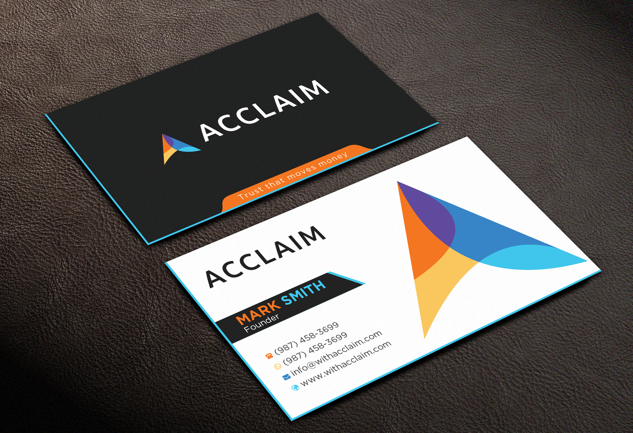 Diseño de Tarjeta de Presentación por Uttom 2 para Acclaim | Diseño #36730037