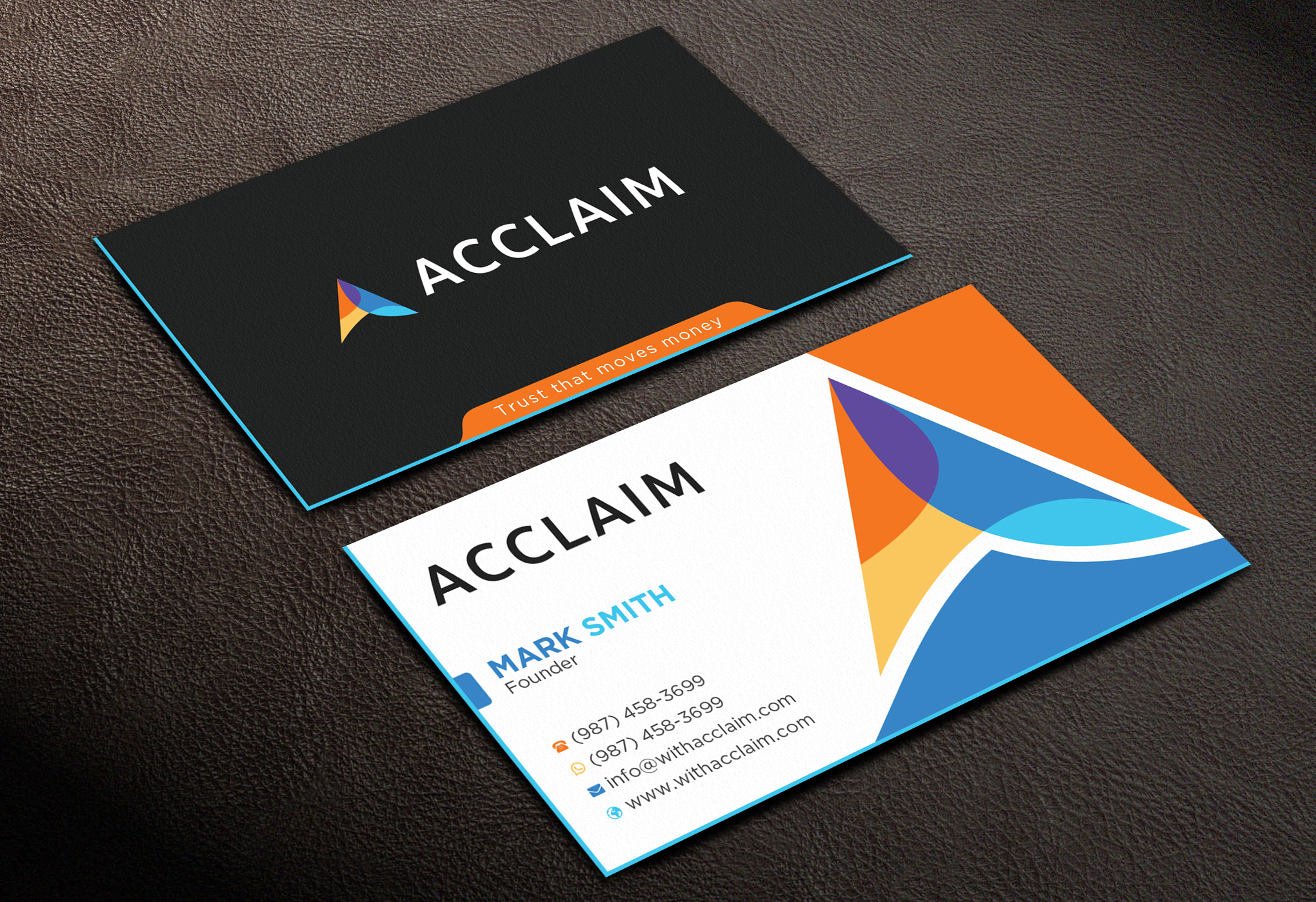 Diseño de Tarjeta de Presentación por Uttom 2 para Acclaim | Diseño #36730039