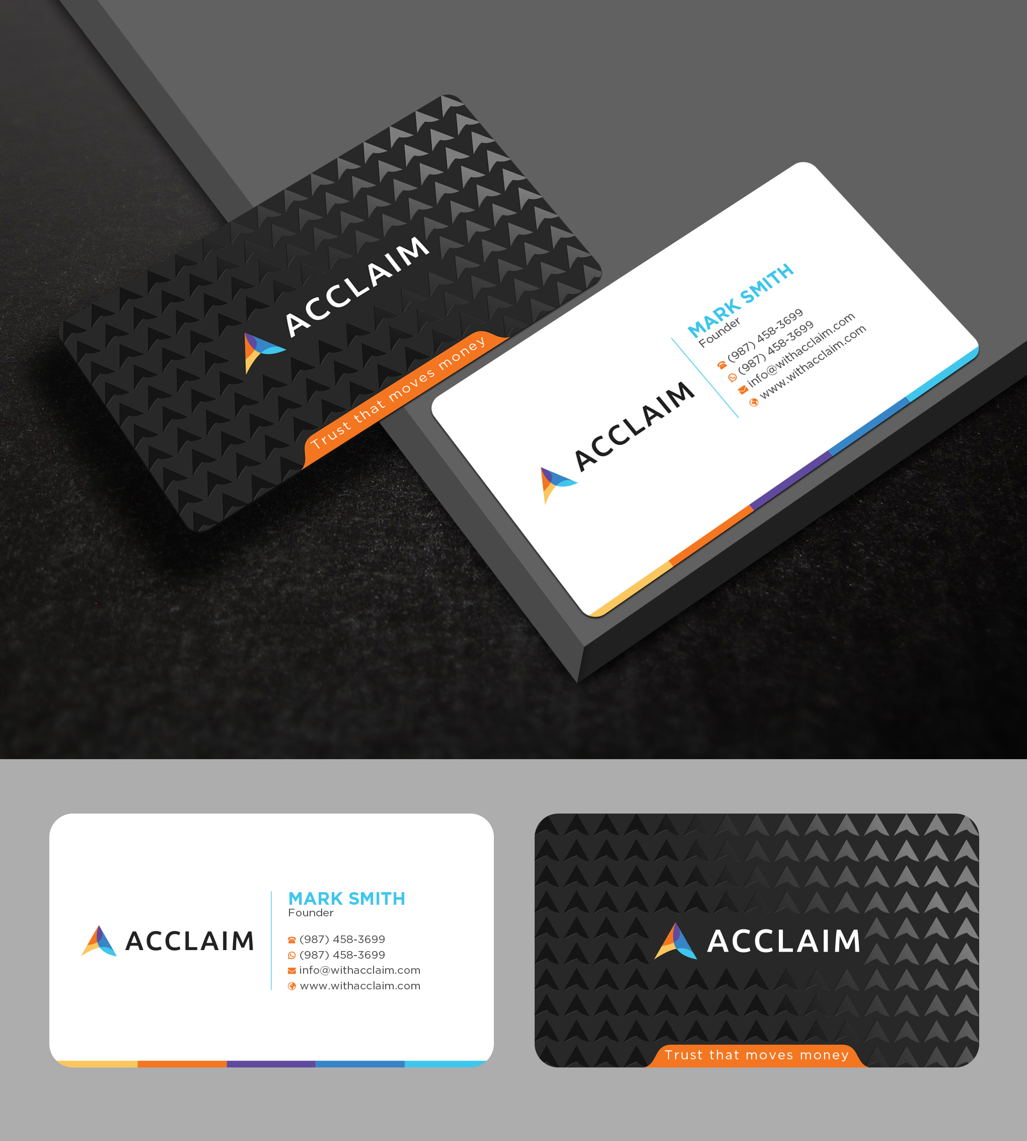 Design de Carte de Visite par Uttom 2 pour Acclaim | Design #36735649