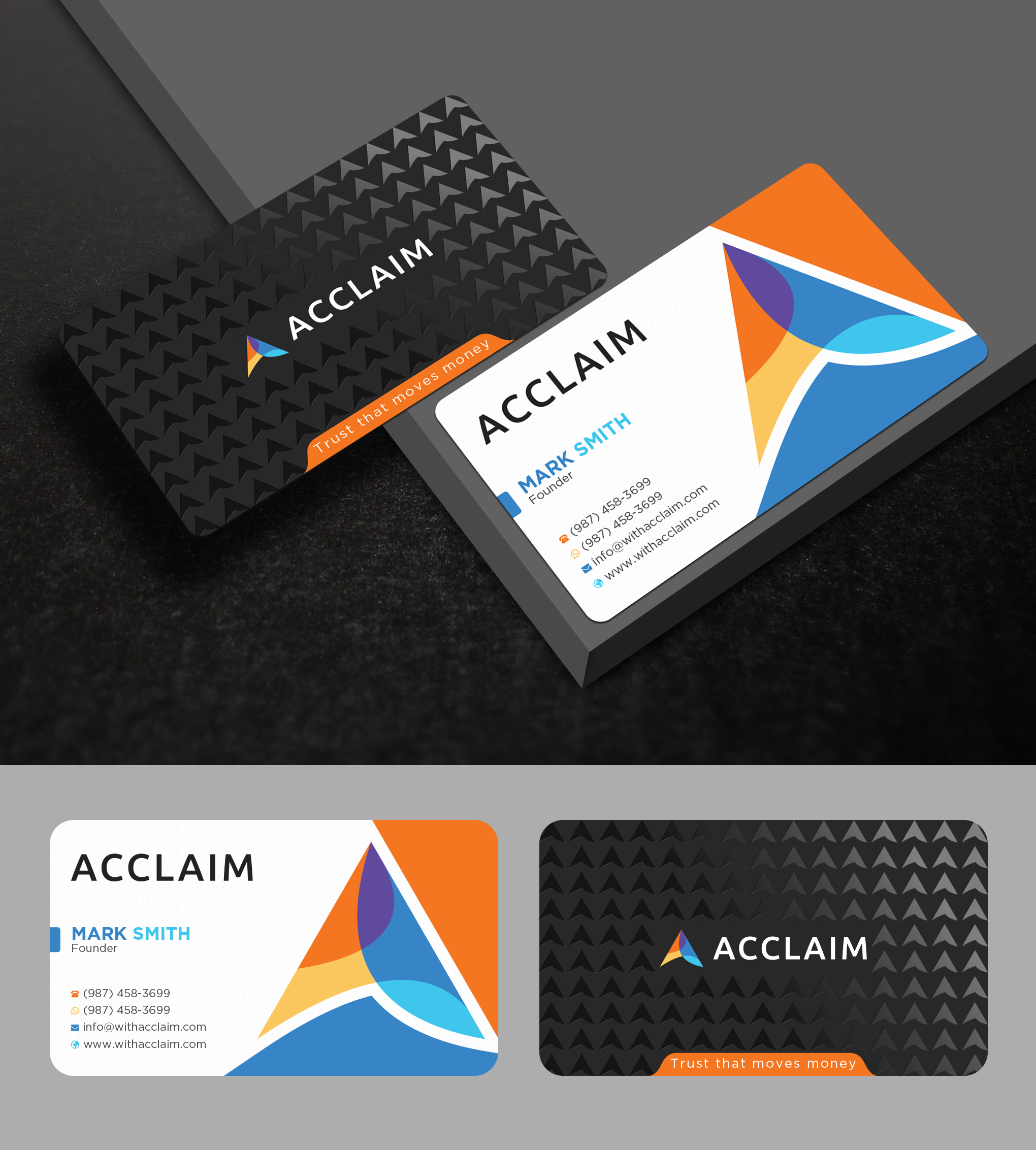 Design de Carte de Visite par Uttom 2 pour Acclaim | Design #36735650