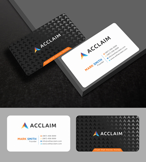 Design de Carte de Visite par Uttom 2 pour Acclaim | Design : #36735651