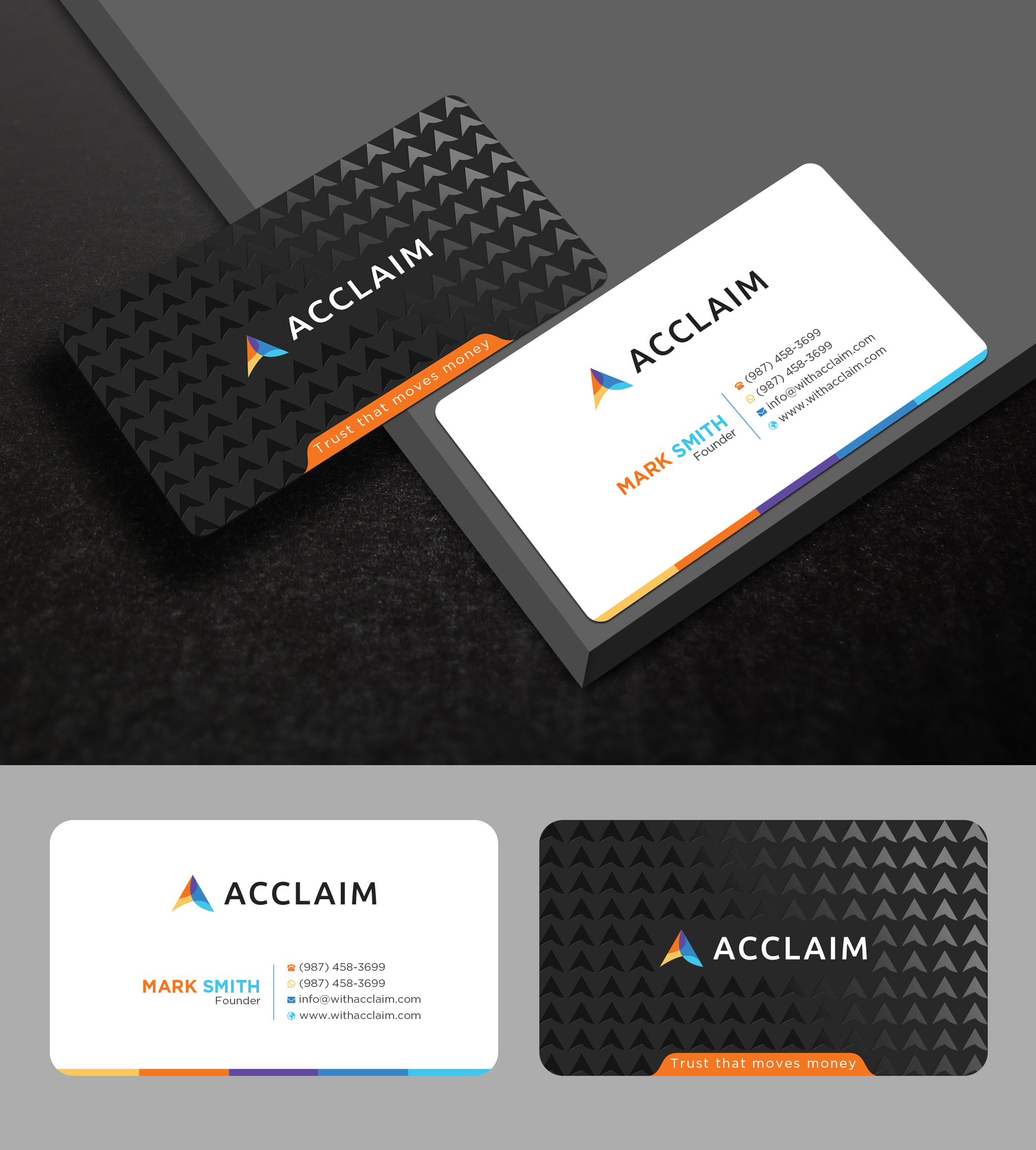 Design de Carte de Visite par Uttom 2 pour Acclaim | Design #36735666