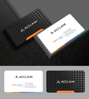 Design de Carte de Visite par Uttom 2 pour Acclaim | Design : #36735666