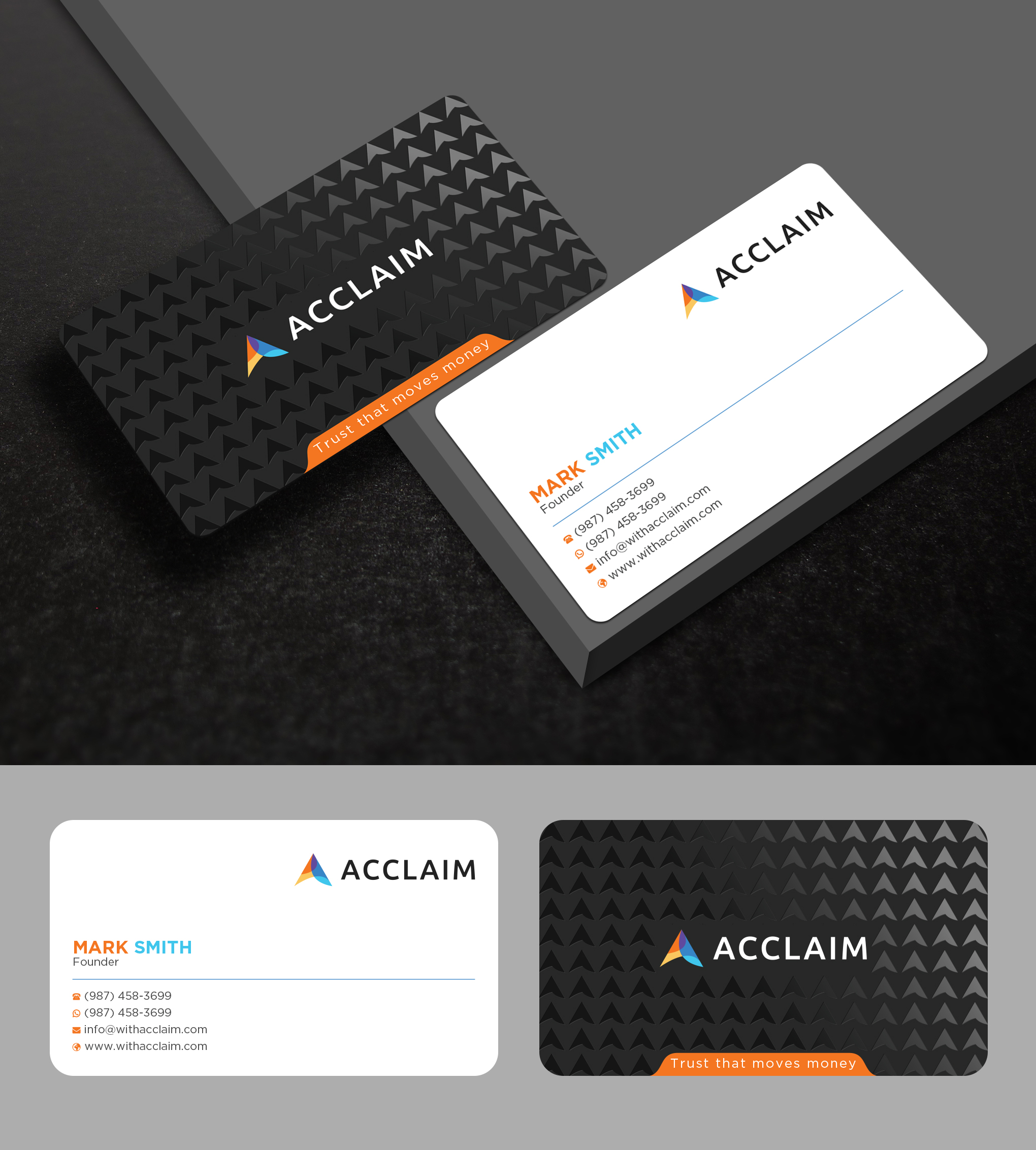 Design de Carte de Visite par Uttom 2 pour Acclaim | Design #36735668