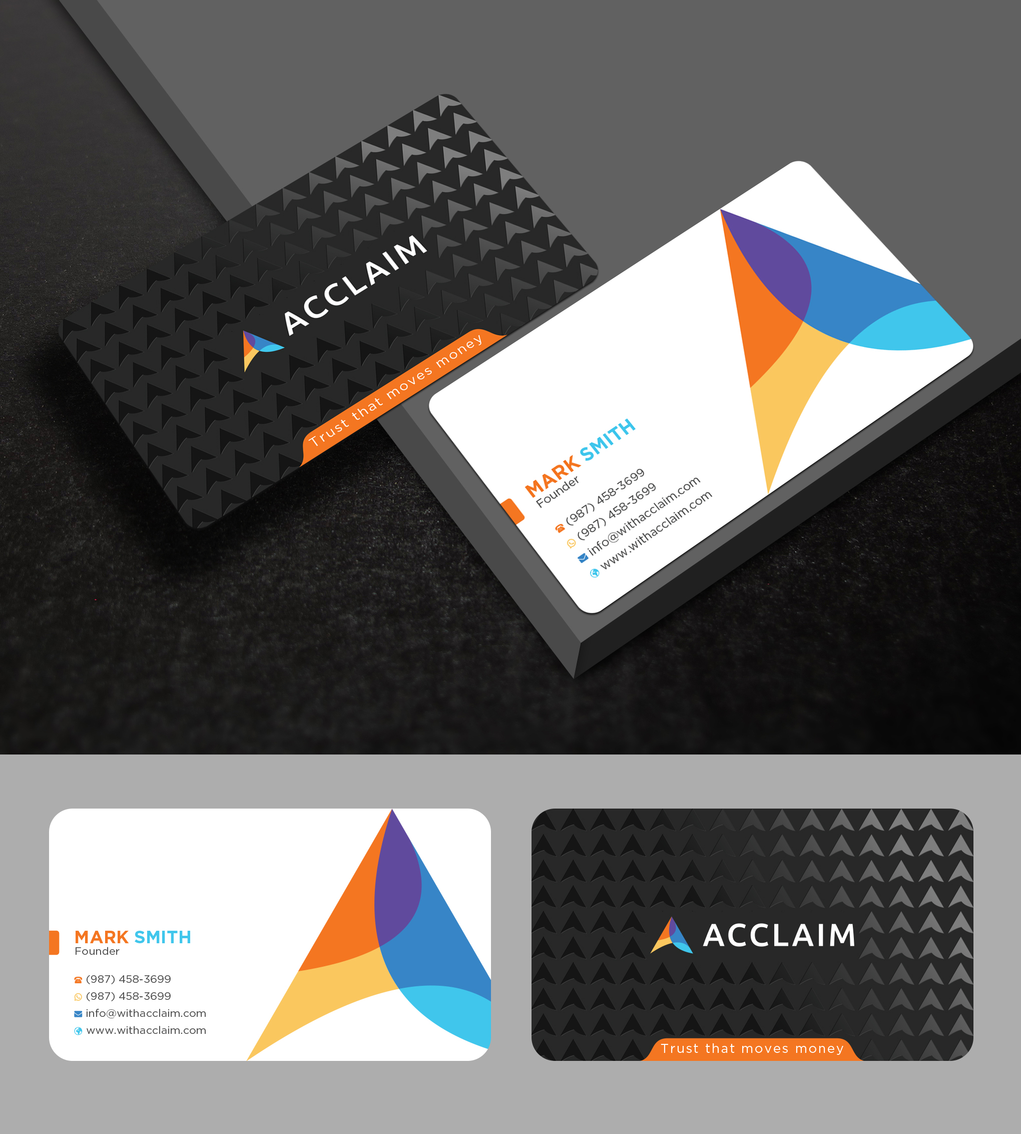 Design de Carte de Visite par Uttom 2 pour Acclaim | Design #36735669