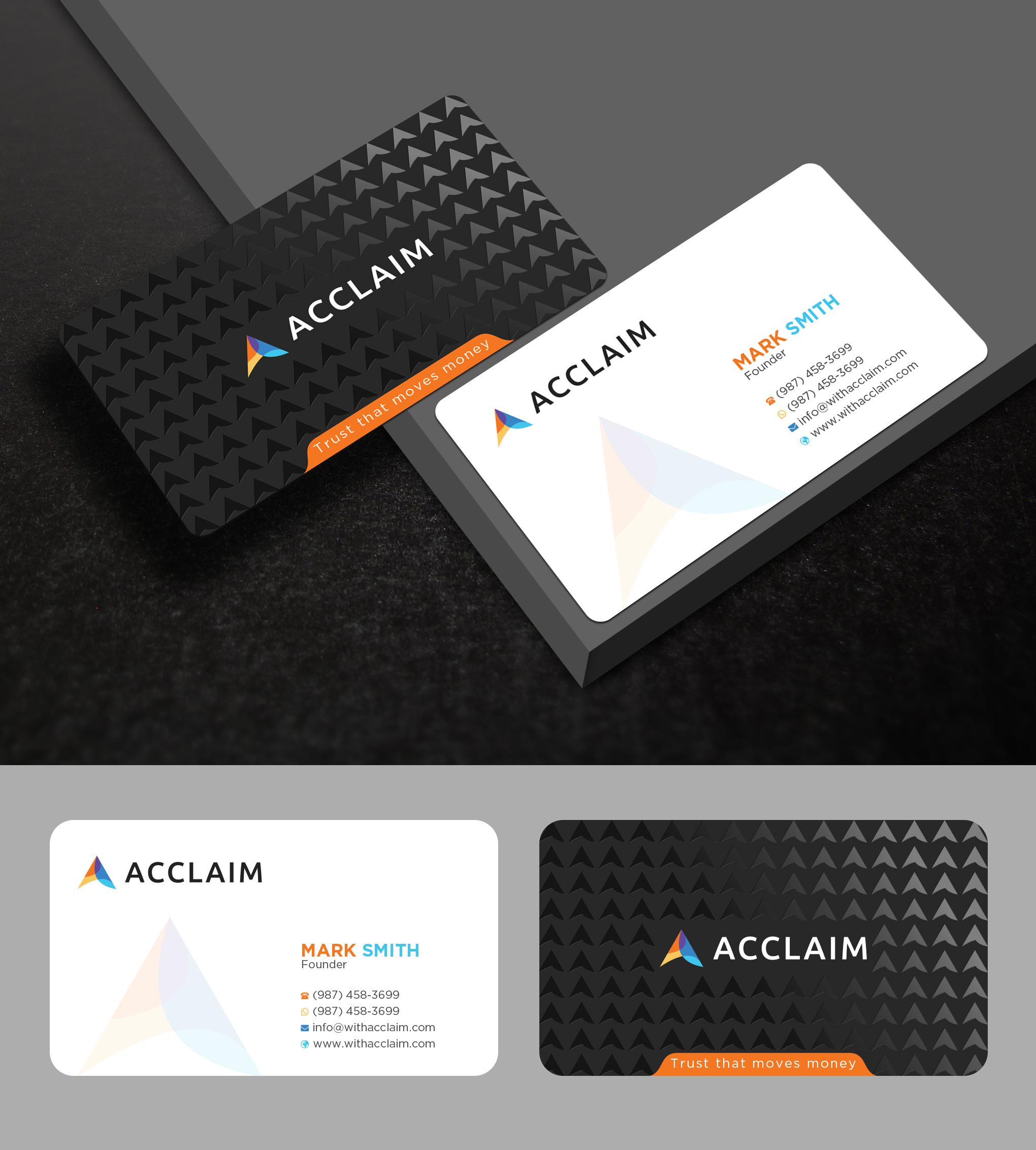 Design de Carte de Visite par Uttom 2 pour Acclaim | Design #36735675