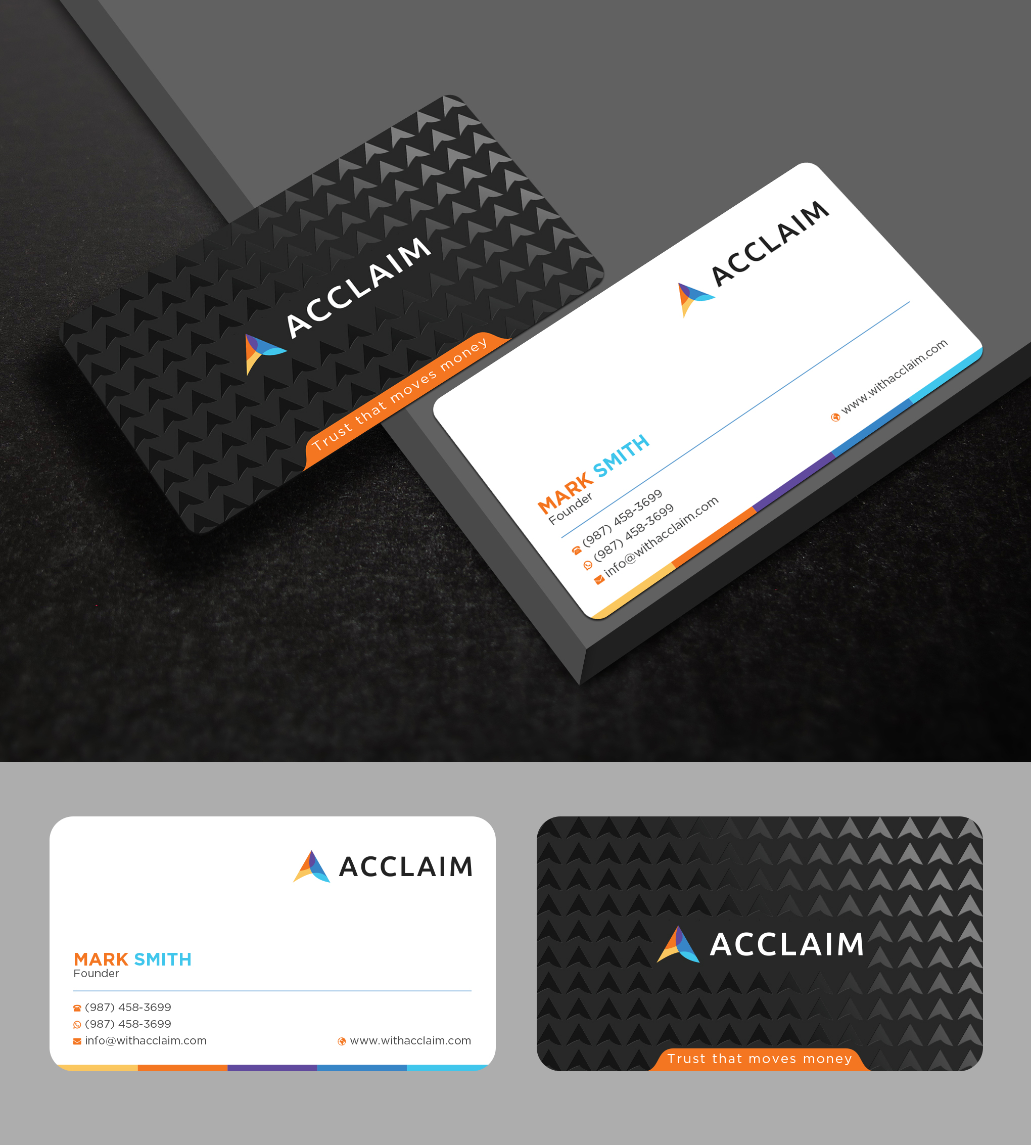 Design de Carte de Visite par Uttom 2 pour Acclaim | Design #36735676