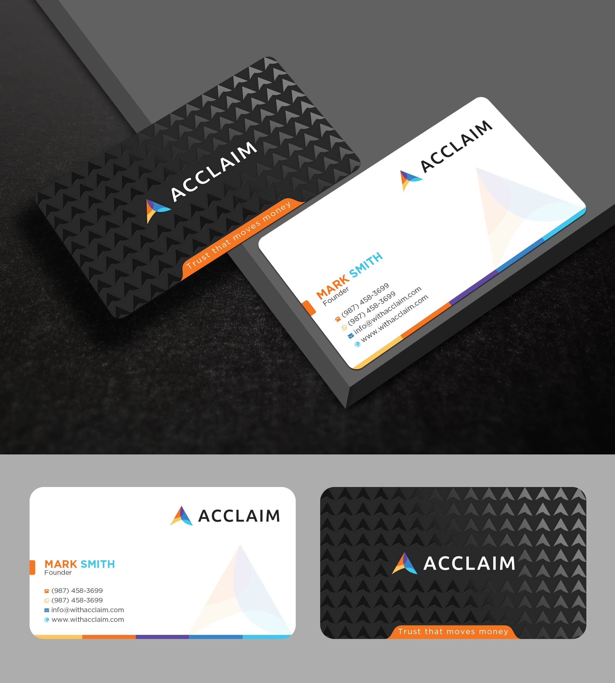 Design de Carte de Visite par Uttom 2 pour Acclaim | Design #36735677