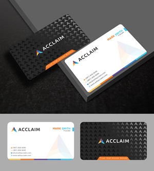 Design de Carte de Visite par Uttom 2 pour Acclaim | Design : #36735681