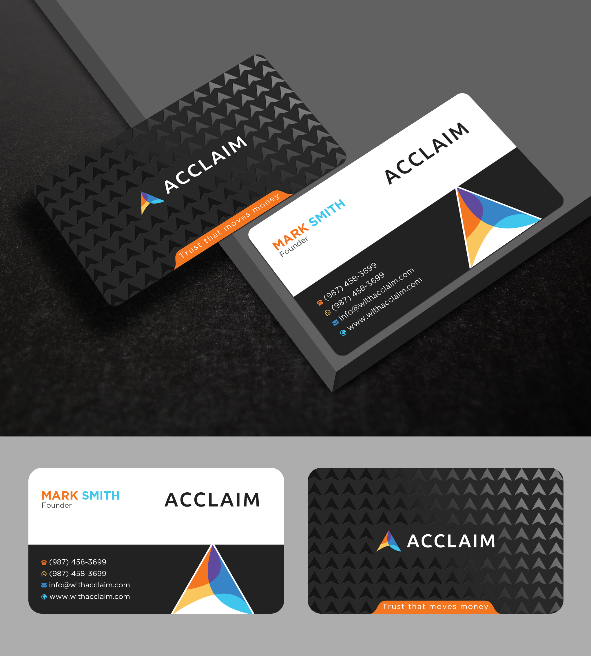 Design de Carte de Visite par Uttom 2 pour Acclaim | Design #36735682