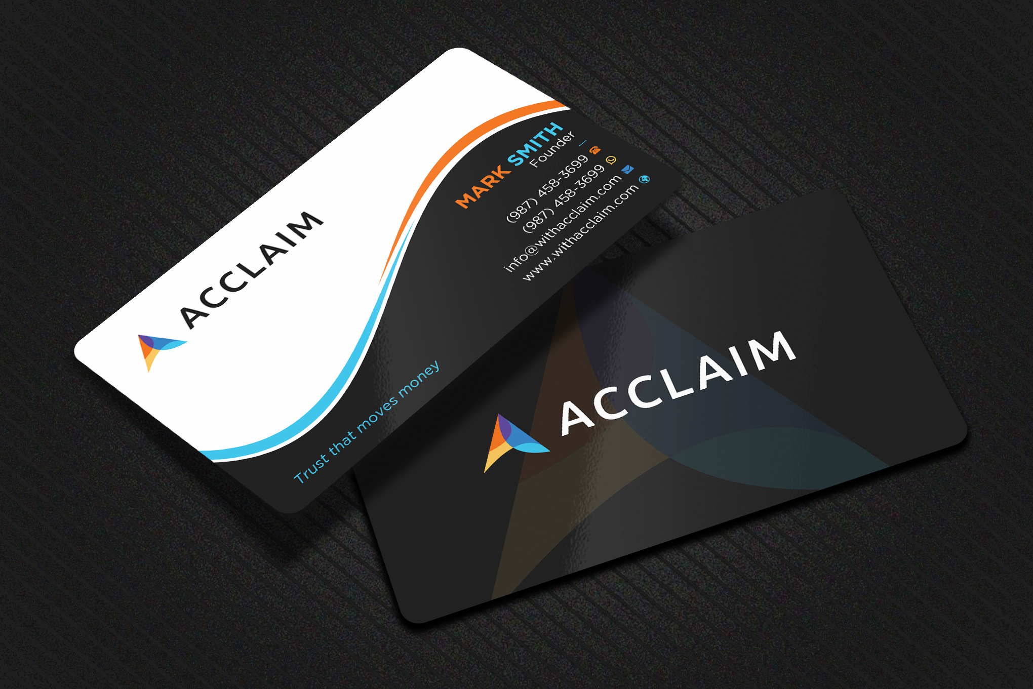 Visitenkarten-Design von Uttom 2 für Acclaim | Design #36738476