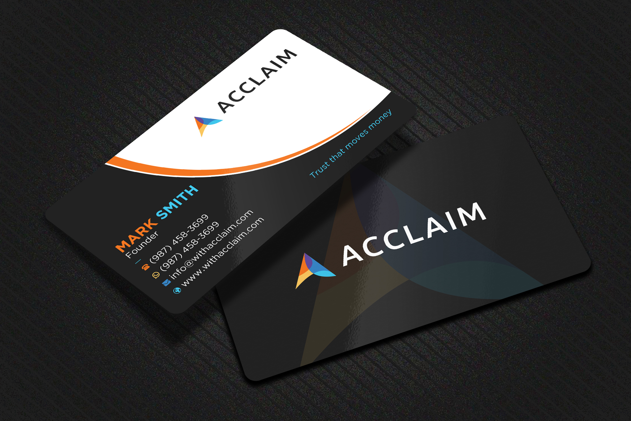 Visitenkarten-Design von Uttom 2 für Acclaim | Design #36738478
