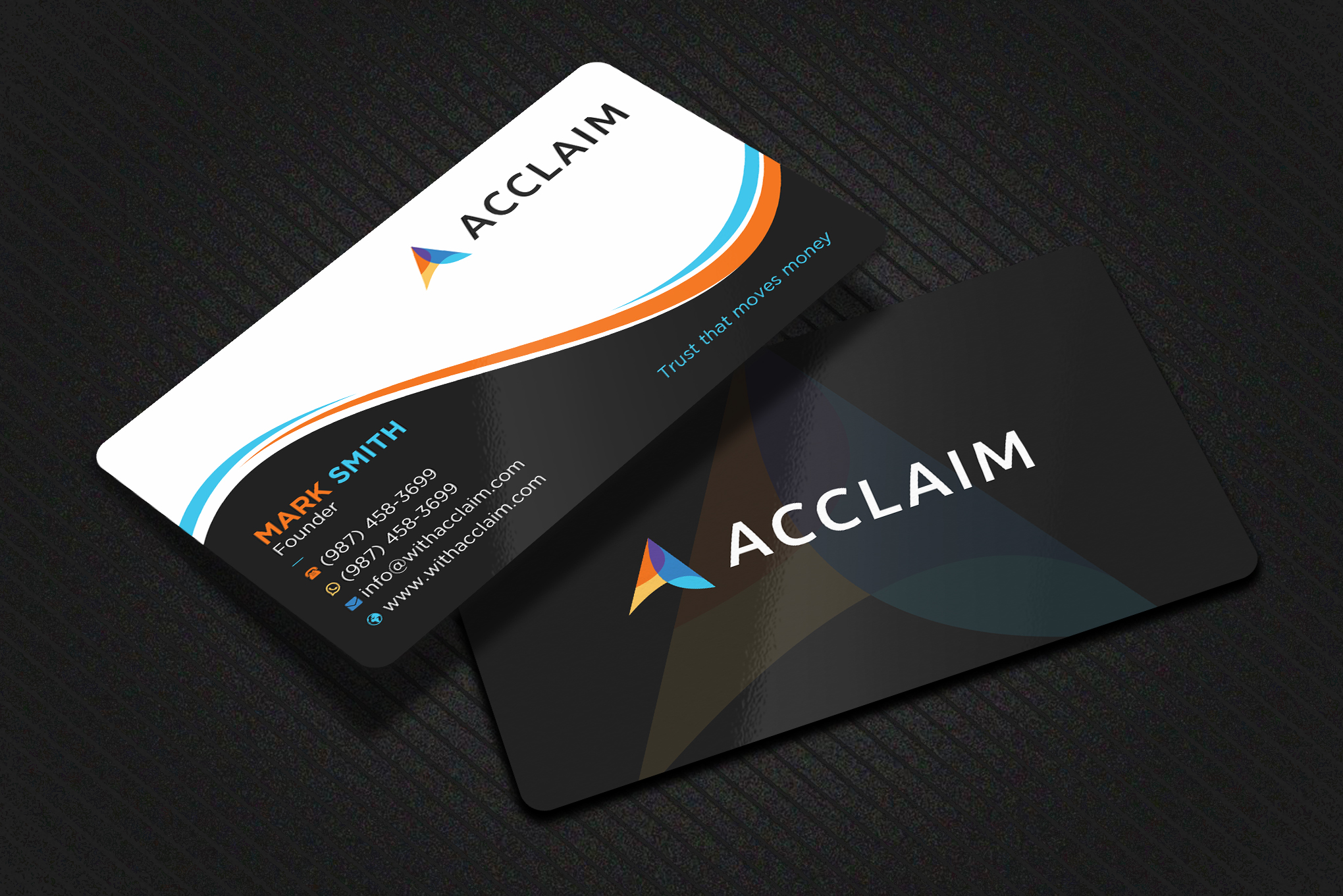 Visitenkarten-Design von Uttom 2 für Acclaim | Design #36738479