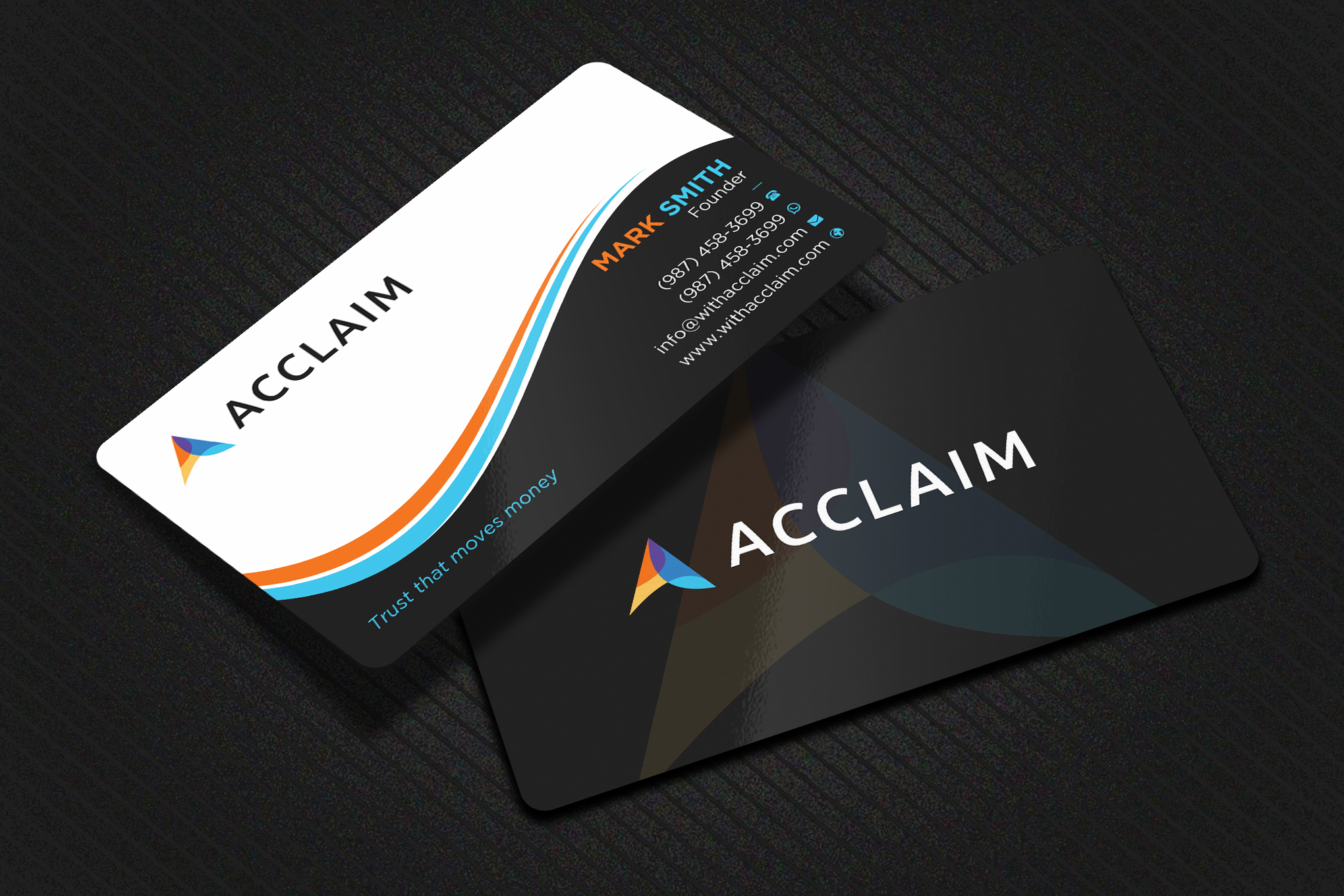 Visitenkarten-Design von Uttom 2 für Acclaim | Design #36738480