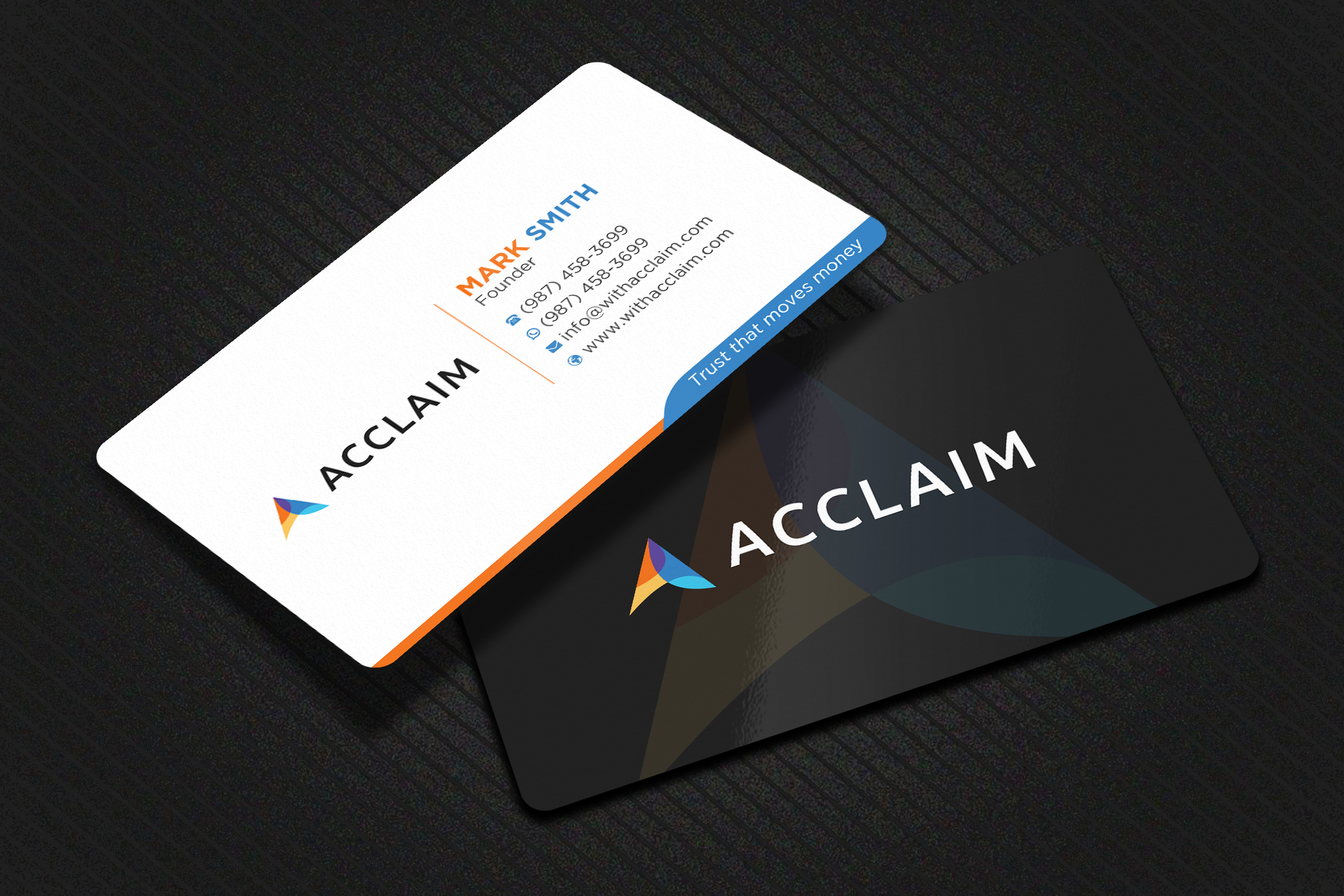 Visitenkarten-Design von Uttom 2 für Acclaim | Design #36738490