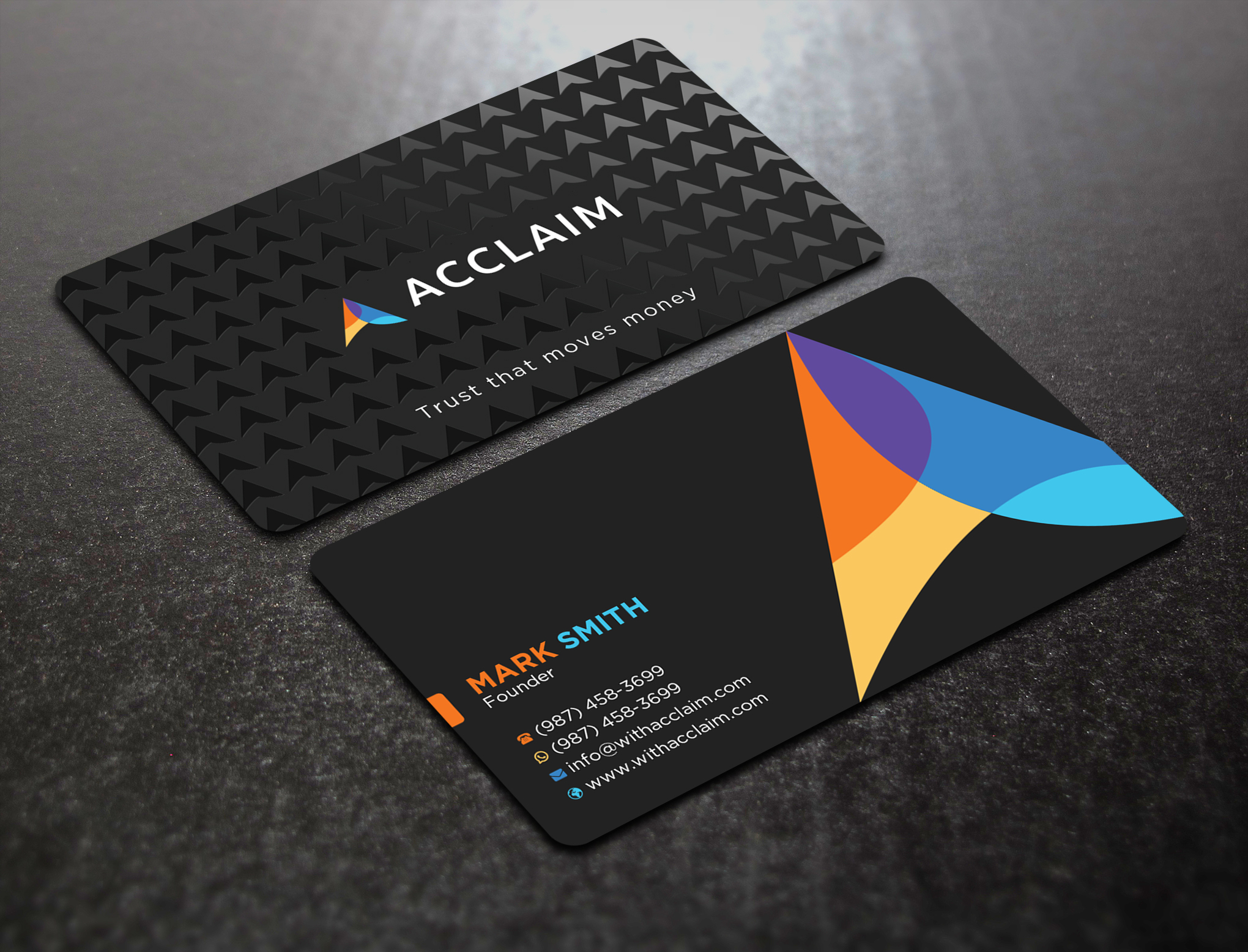 Visitenkarten-Design von Uttom 2 für Acclaim | Design #36738516